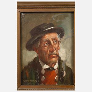 Alfred Zimmermann, Pfeifenraucher