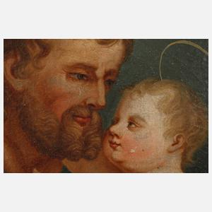 Jesus von Nazaret mit seinem Vater Josef