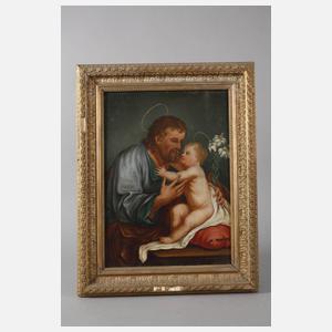 Jesus von Nazaret mit seinem Vater Josef