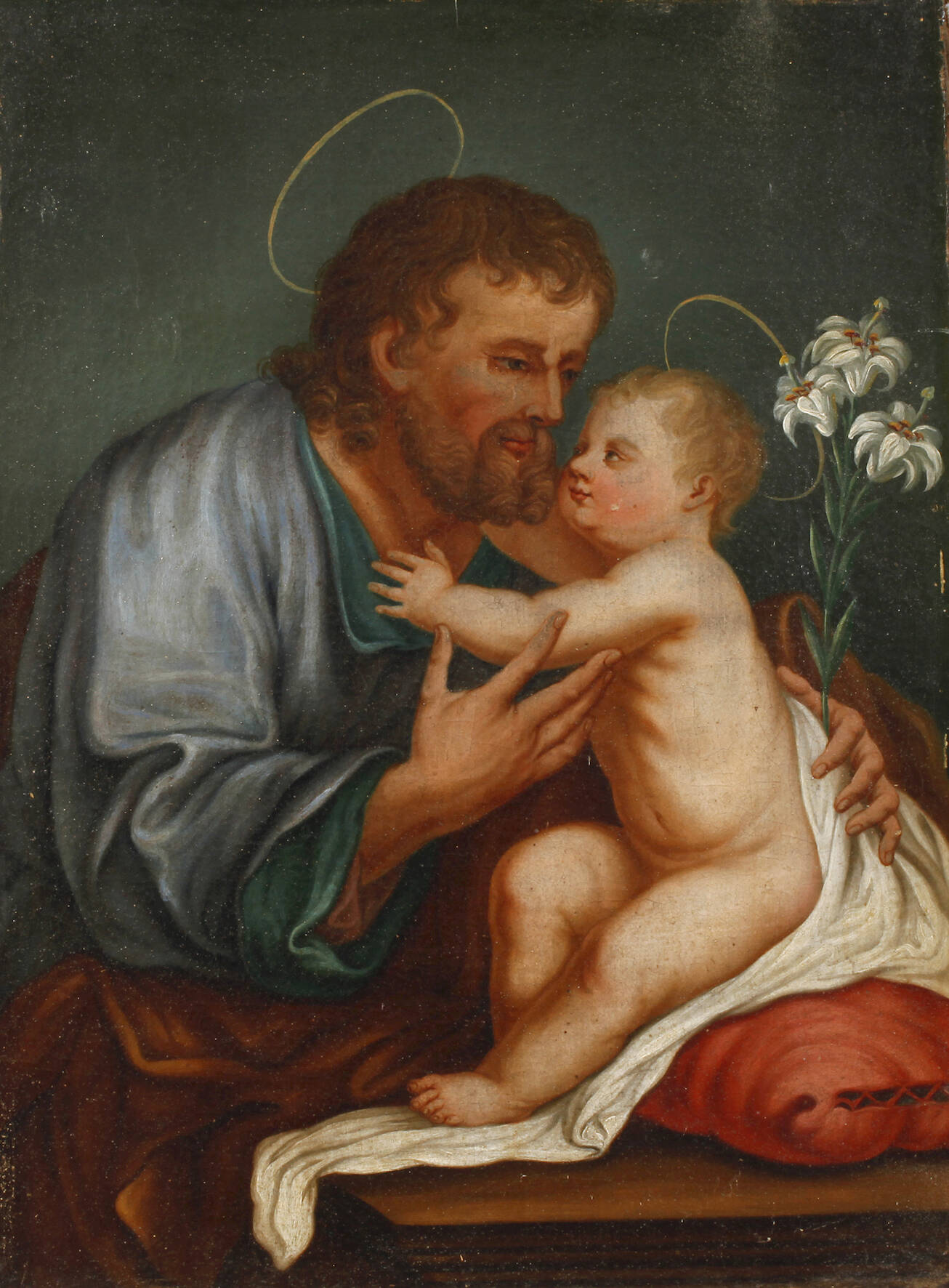 Jesus von Nazaret mit seinem Vater Josef