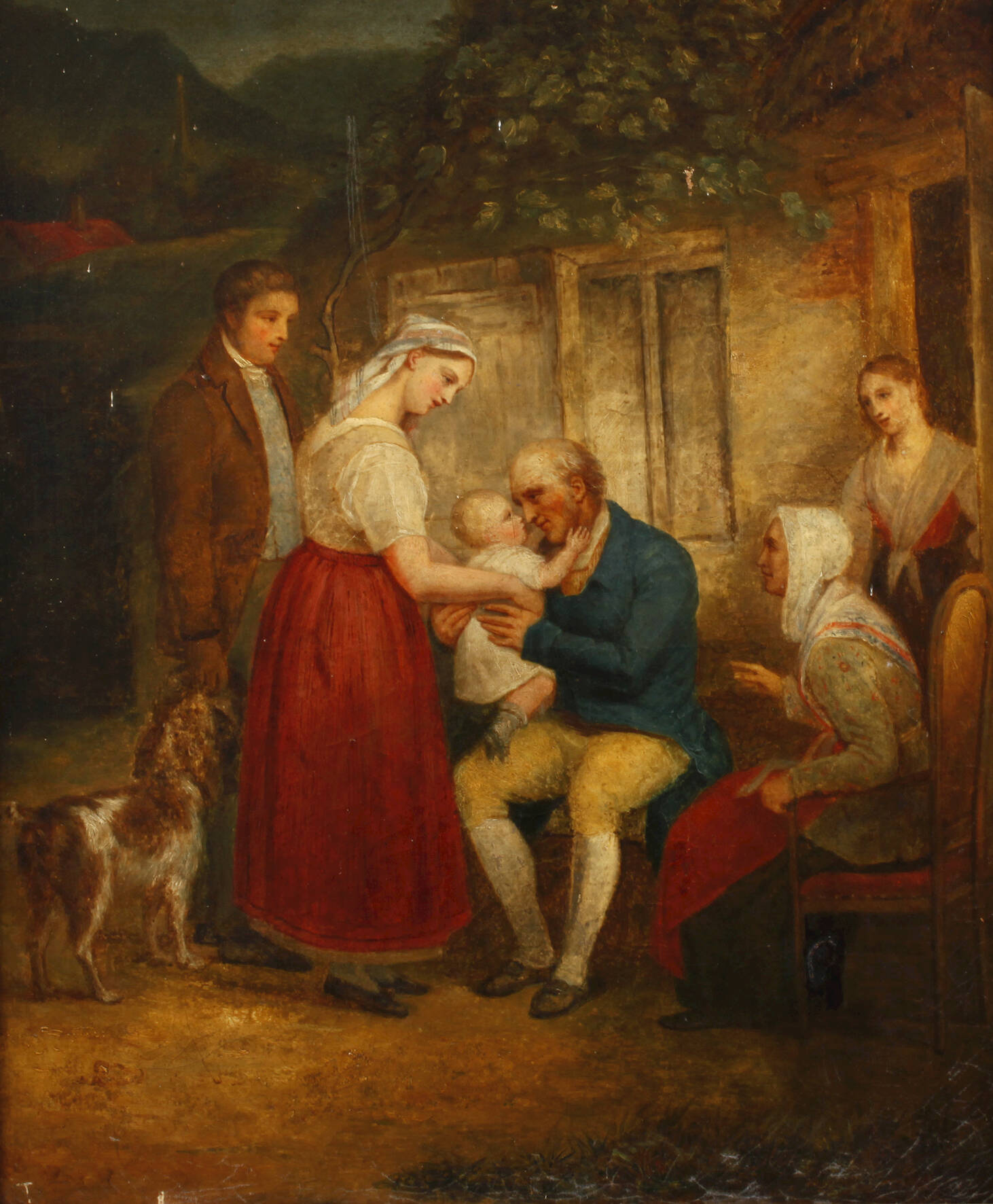 Besuch bei den Großeltern