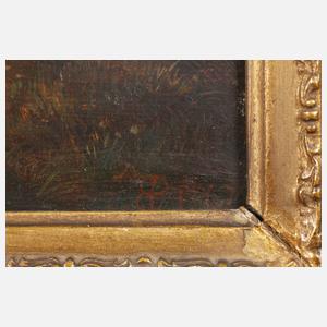 Romantische Landschaft mit Hirten