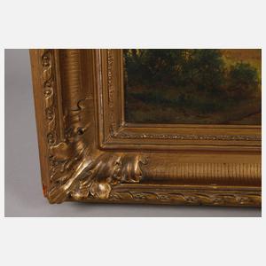 Romantische Landschaft mit Hirten