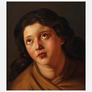 Mädchenportrait Biedermeier