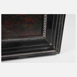 Romantische Landschaft im Sonnenuntergang