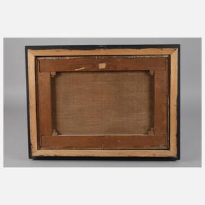 Romantische Landschaft im Sonnenuntergang