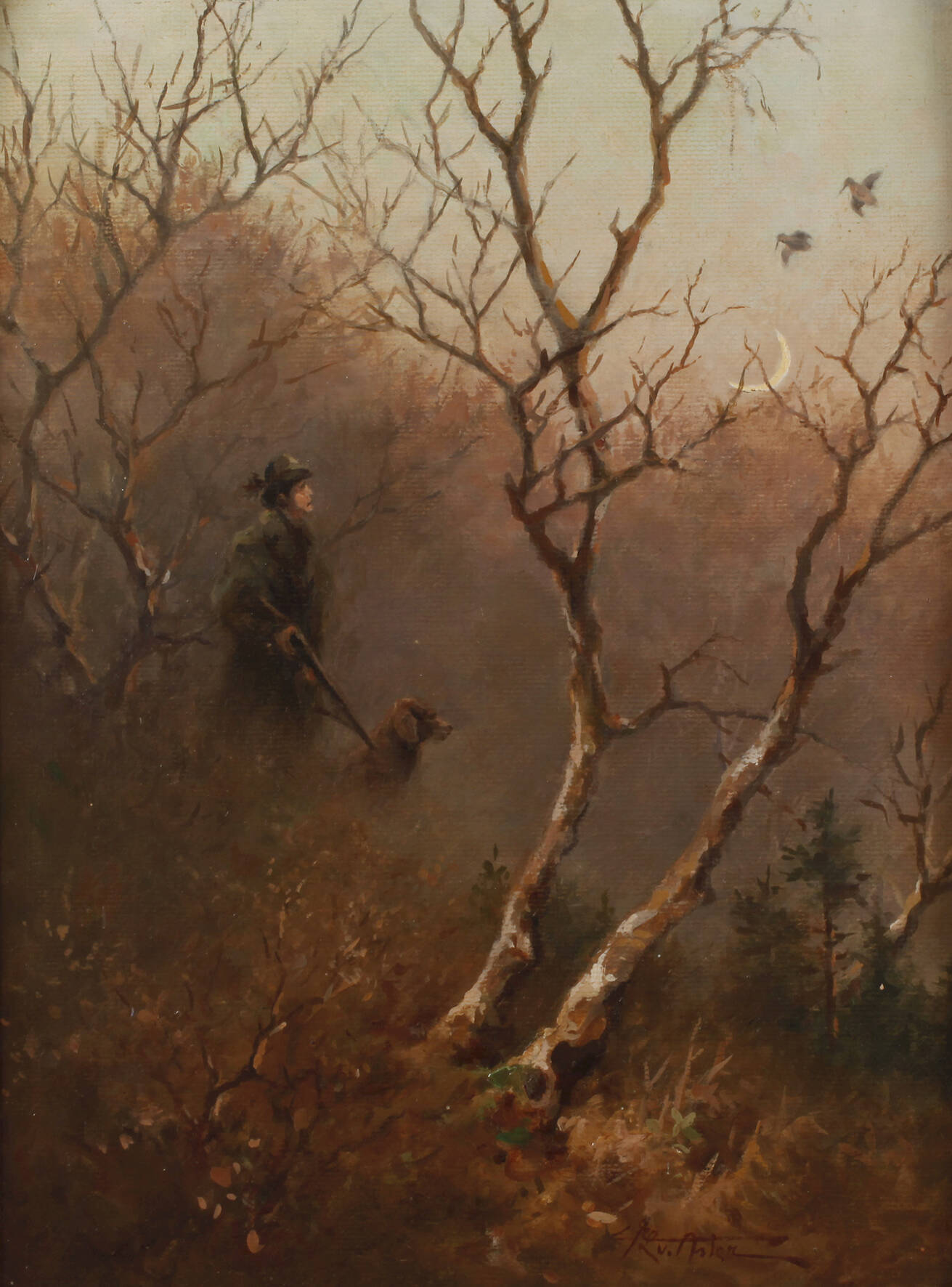 Ernst Ludwig von Aster, "Der Schnepfenjäger"