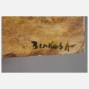 Antal Berkes, Winterliche Stadtlandschaft