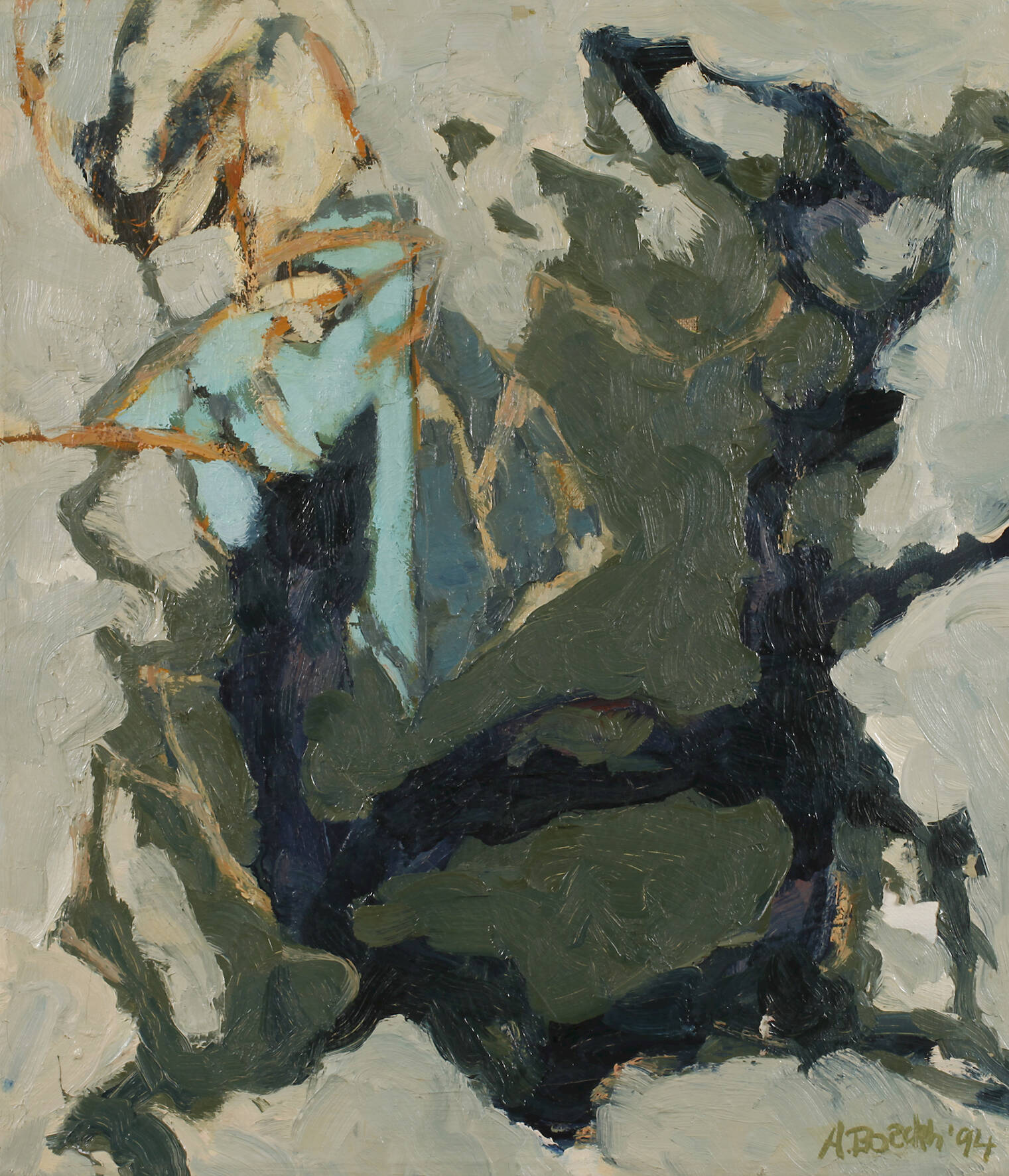 Andreas Böckh, "Alpenspitze und Waxenstein"