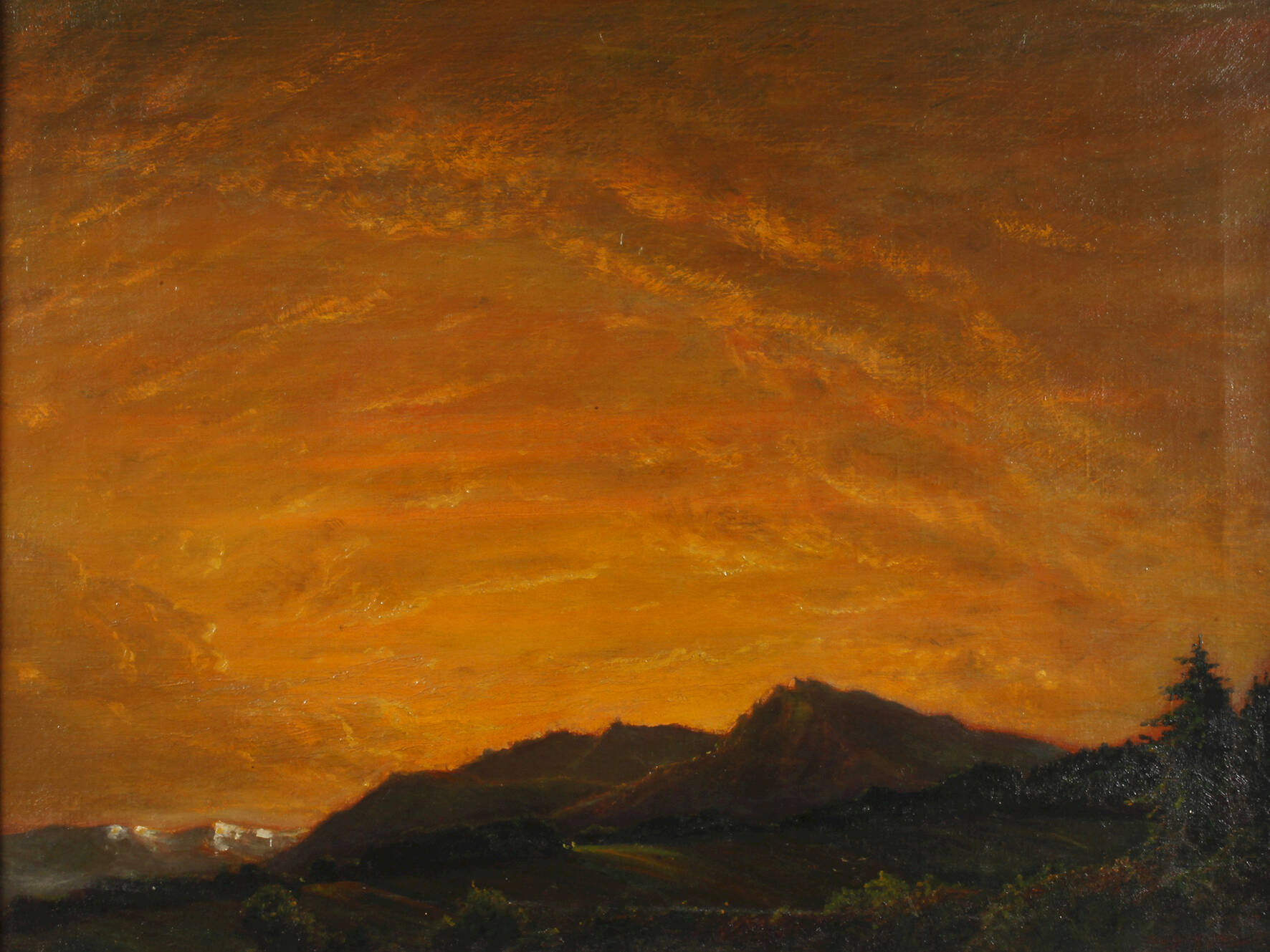 Robert Büchtger, Abendlandschaft