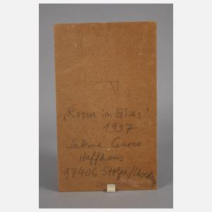 Sabine Curio, „Rosen im Glas“