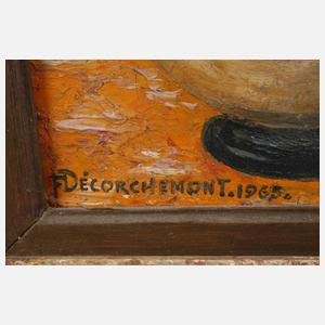 Francois Décorchemont, Blumenstillleben