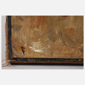 Lore Feldberg-Eber attr., Bauersfrau in Landschaft