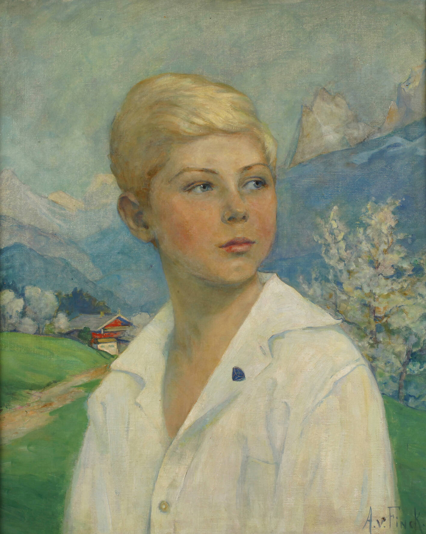 Adele von Finck, Jungenportrait