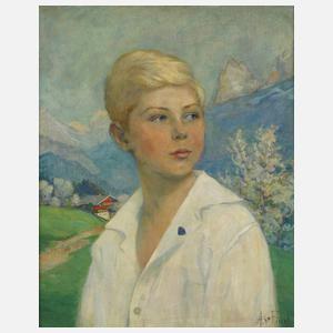 Adele von Finck, Jungenportrait