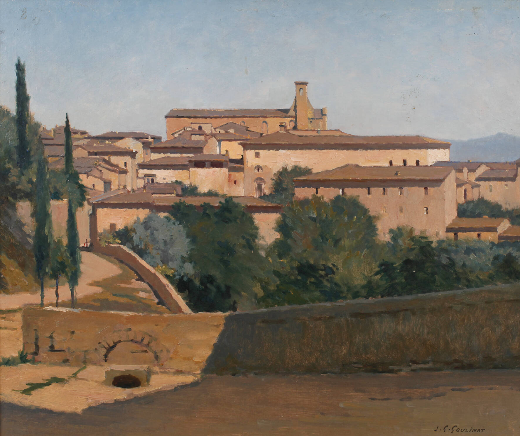 Jean Gabriel Goulinat, Mediterrane Stadtansicht