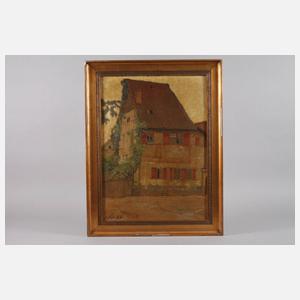 Richard Graef, "Altes Haus in Nördlingen (Schwaben)"