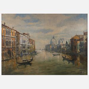 Prof. Otto Hamel, Canal Grande in Venedig