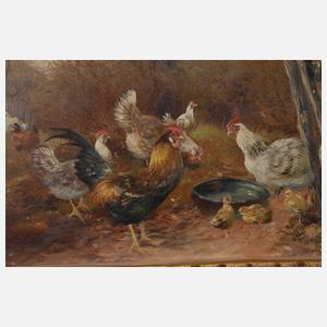 Max Hänger sen., attr., Hühnerhof