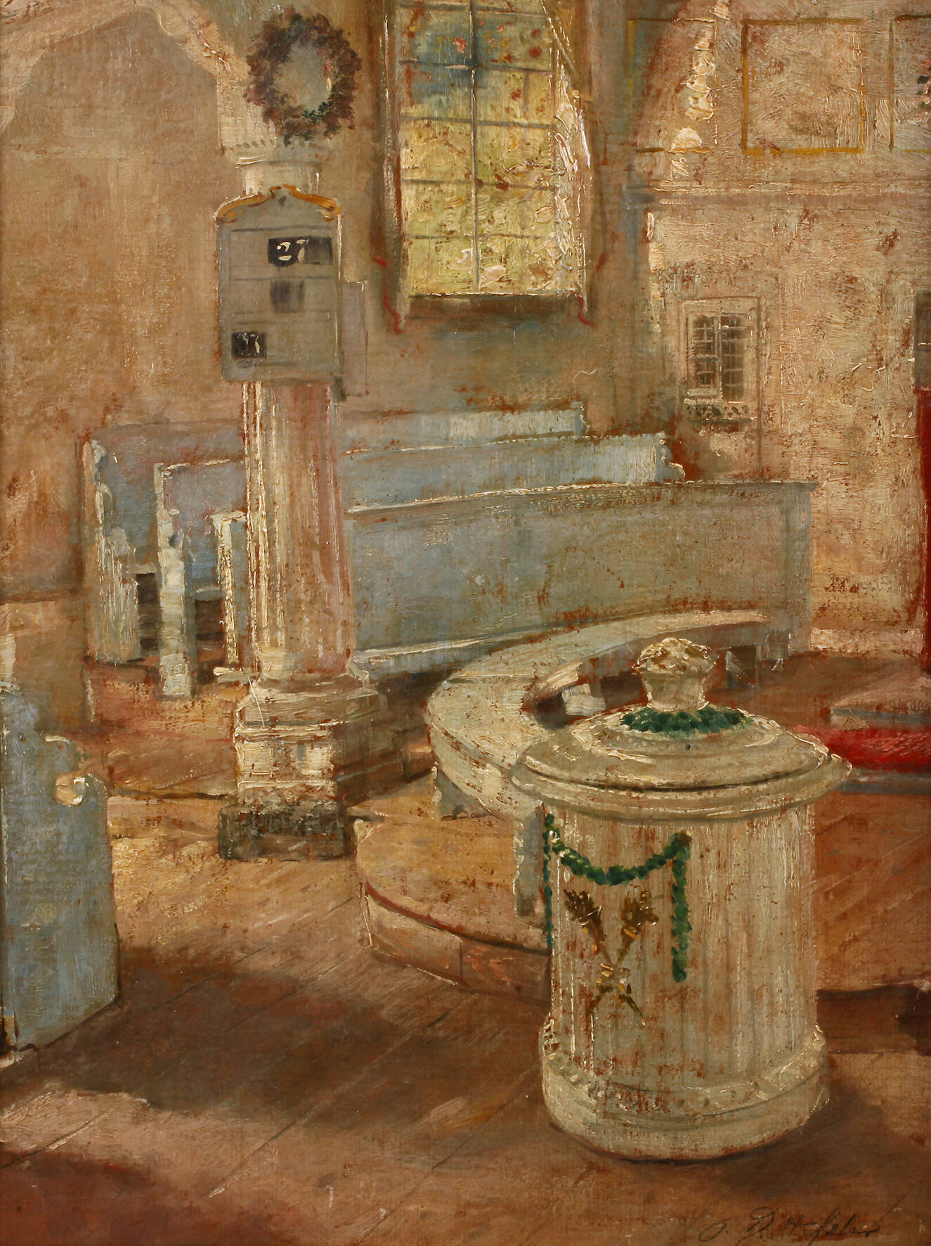 Otto Rudolf Hessler, Kircheninterieur