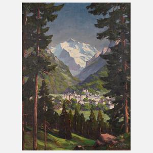 Leonore Hiller-Baumann, Alpenpanorama
