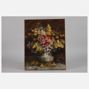 Liesl Kinzel, Blumenstillleben mit Orchideen