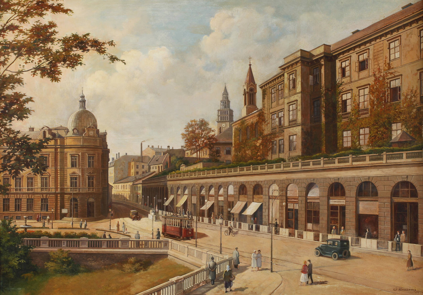 G. Konecny, Stadtansicht Bielsko-Biała