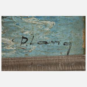 P. Lang, holländische Fischerboote