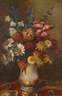 Alfred Lehmann attr., Blumenstillleben