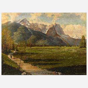 Fritz Lendner, Sommertag im Alpenvorland