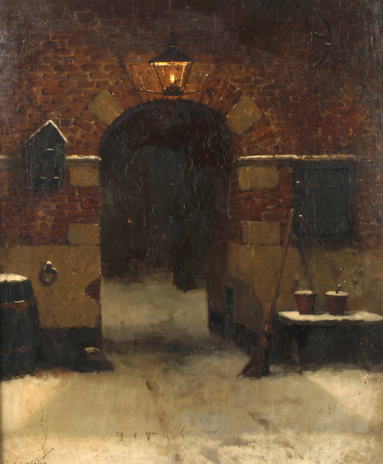 Evert Jan Ligtelijn, Nächtliche Toreinfahrt