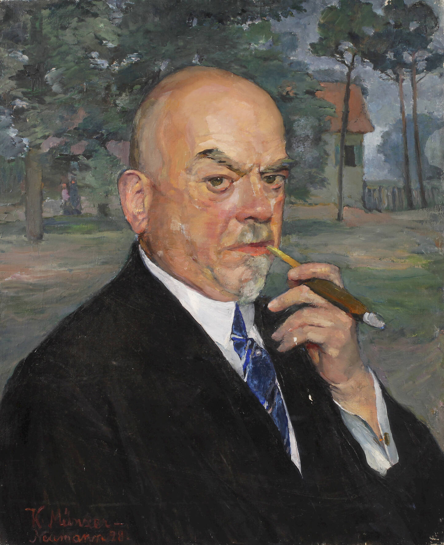 Käthe Münzer-Neumann, Herrenportrait