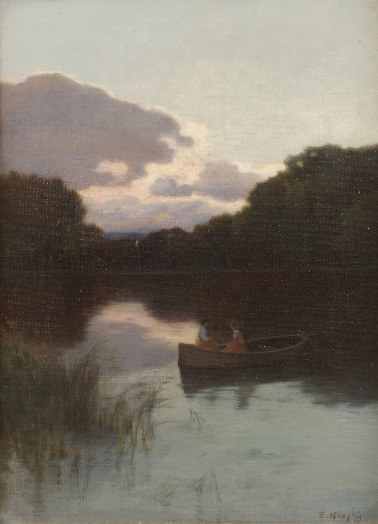 Eduard Niczky, Abend am See
