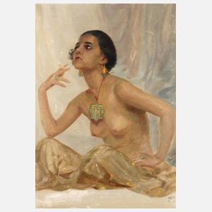 Hugo Vilfred Pedersen, Rauchende Orientalin