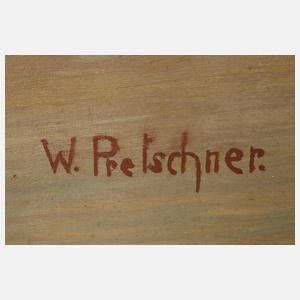 W. Pretschner, Stillleben mit Beethovenbüste