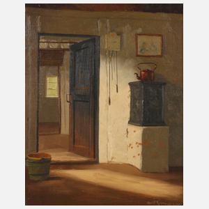 Osvald Rasmussen, Bauernkücheninterieur