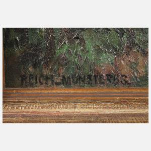 Eugen Reich-Münsterberg, Sonnenuntergang in der Uckermark am Wurlsee