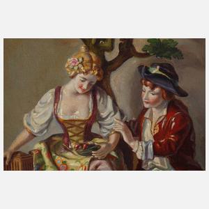 Lea Reinhart, Stillleben mit Porzellanfigur