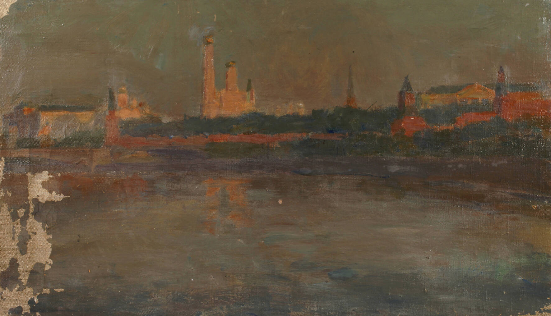 A. Подколеин, Blick auf den Moskauer Kreml