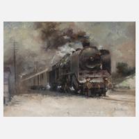 Jaroslav Ronek, Dampflok im Winter111