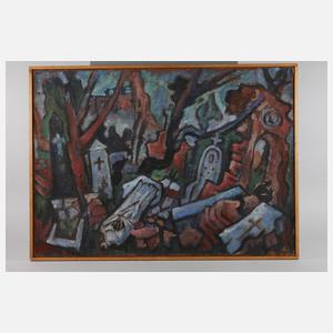 Alexander Rosenlehner attr., "Friedhof"