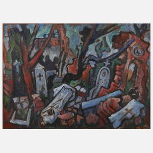 Alexander Rosenlehner attr., "Friedhof"