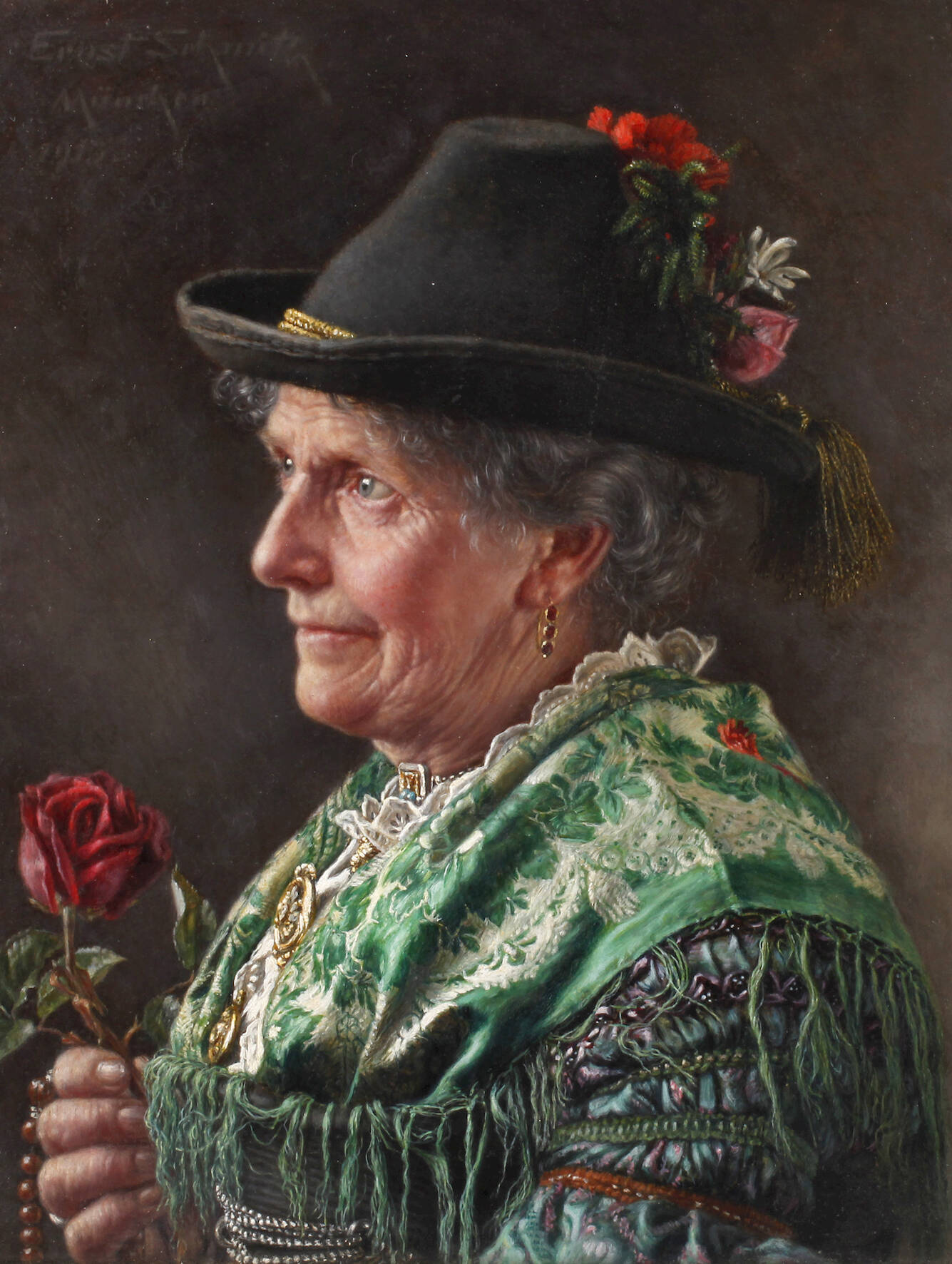 Ernst Schmitz, Frau in Tracht