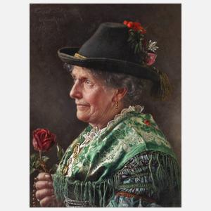 Ernst Schmitz, Frau in Tracht