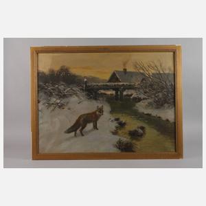 Josef Schmitzberger, Fuchs am romantischen Bach