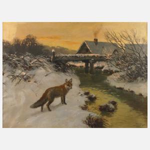 Josef Schmitzberger, Fuchs am romantischen Bach