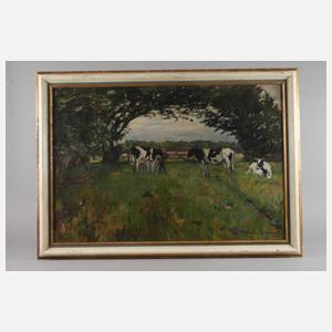 Otto Schulz-Stradtmann, Kühe auf der Weide
