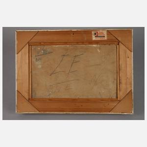 H. Schütz, Pflügender Bauer