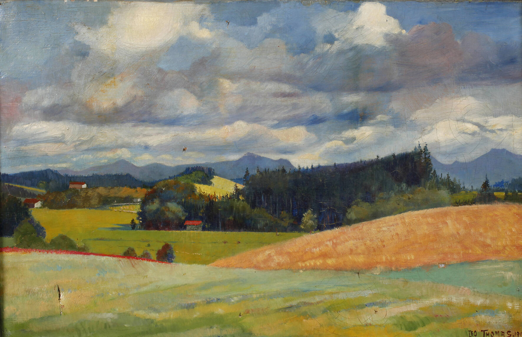 Leo Thomas, Landschaft bei Wasserburg