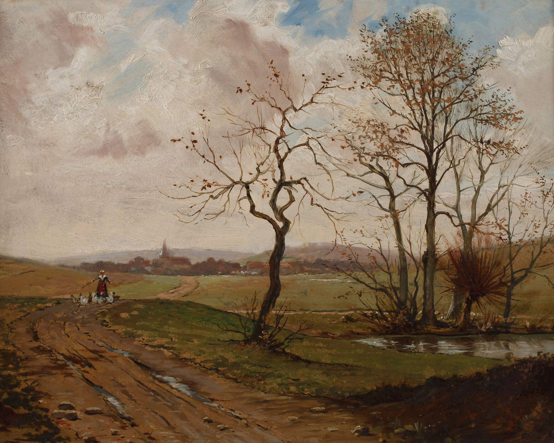 Prof. Paul Wilhelm Tübbecke, Vorfrühlingslandschaft